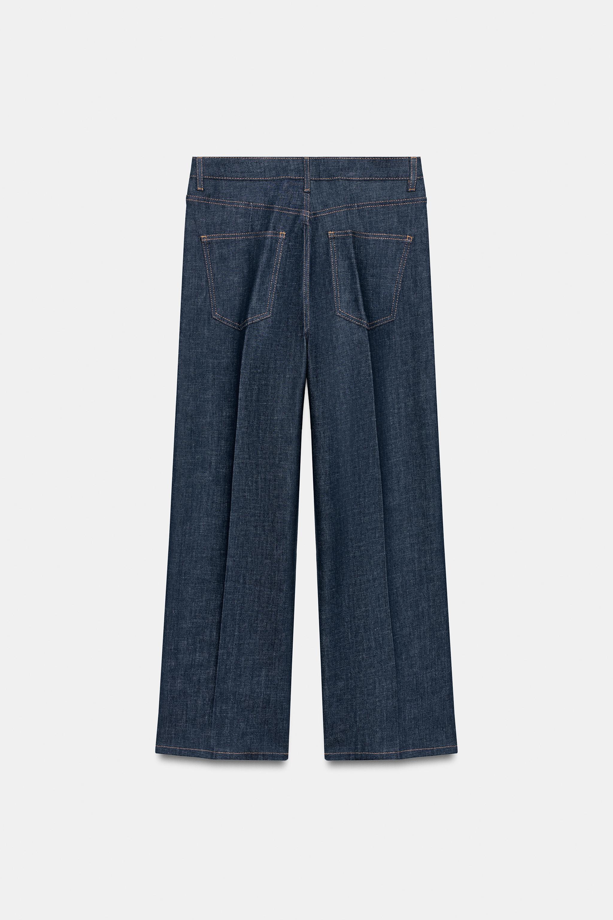 ZW COLLECTION WIDE LEG HIGH-RISE JEANS